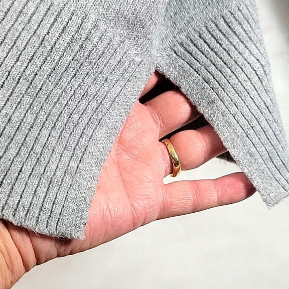 Rachel Zoe Large Striped Cowl Neck Long Sleeve Oversized Sweater Size M - Picture 5 of 9